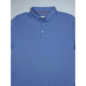 Modern‎ Ambition Mens Delightfully technical Blue Performance Polo Shirt size M